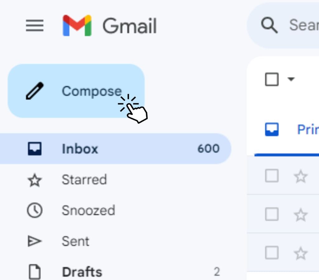 compose email in gmail page