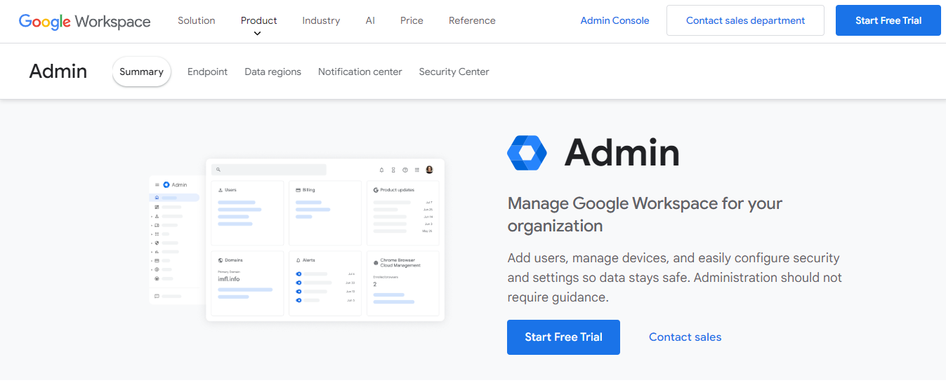 accessing a Google Workspace admin console account to recover deleted emails