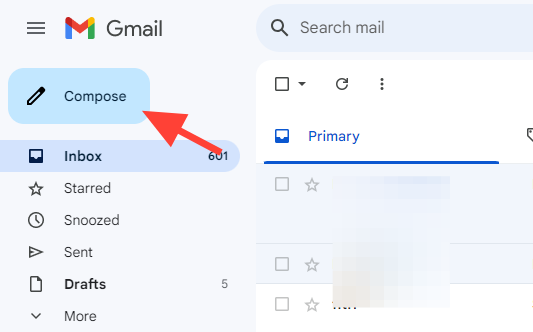 gmail compose button