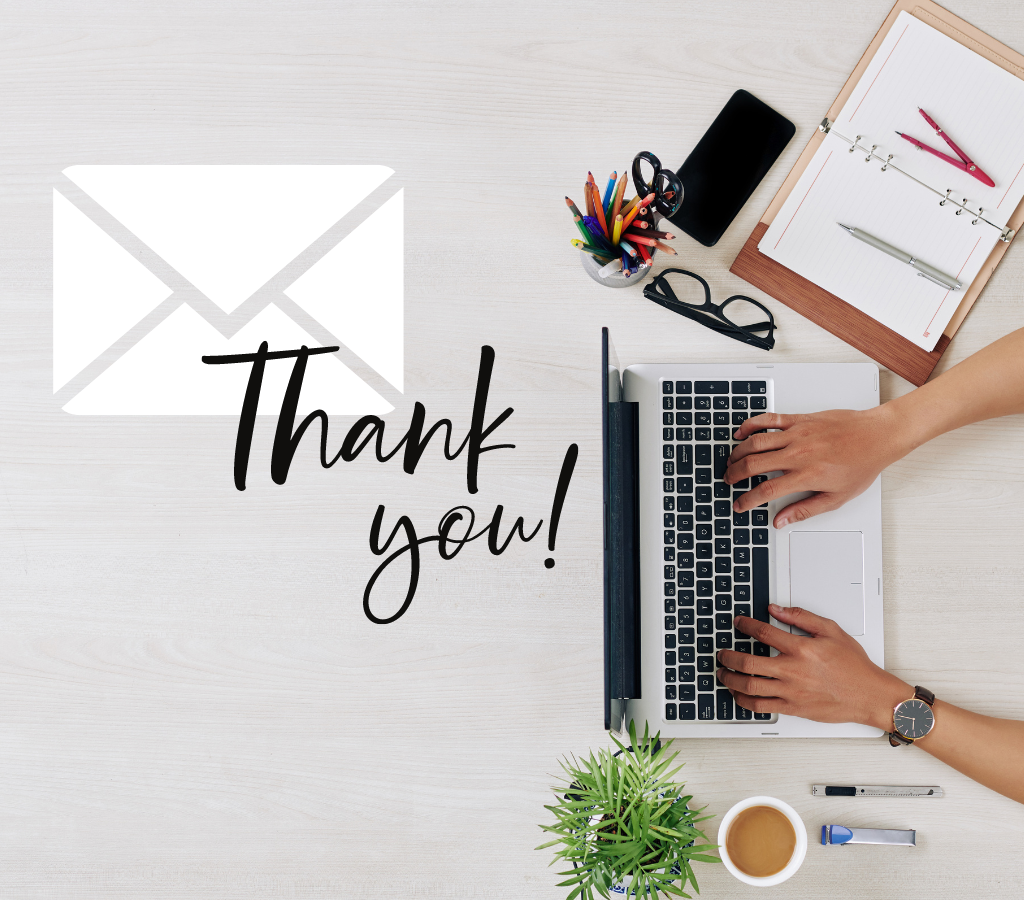 how to write a thank you email