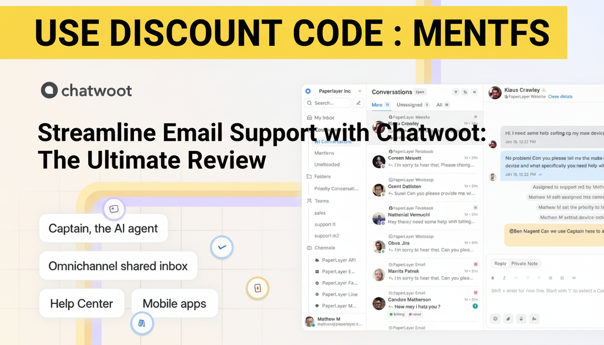 Chatwoot Review: A Clean Overview for Email-Centric Support Teams