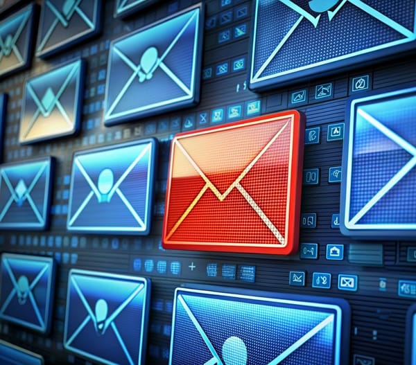 spam email digital concept
